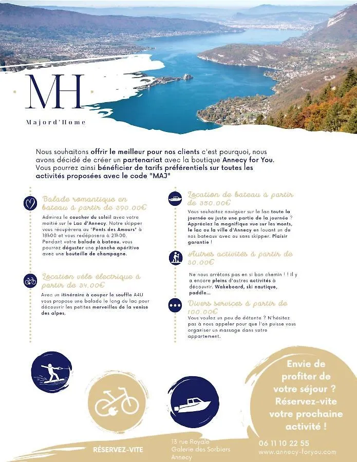 Le Nova- Centre Ville D'Annecy - Majord'Home Apartment Annecy